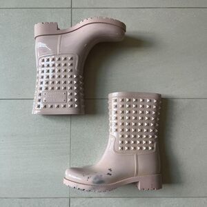 Valentino Women's Pink and Tan Boots